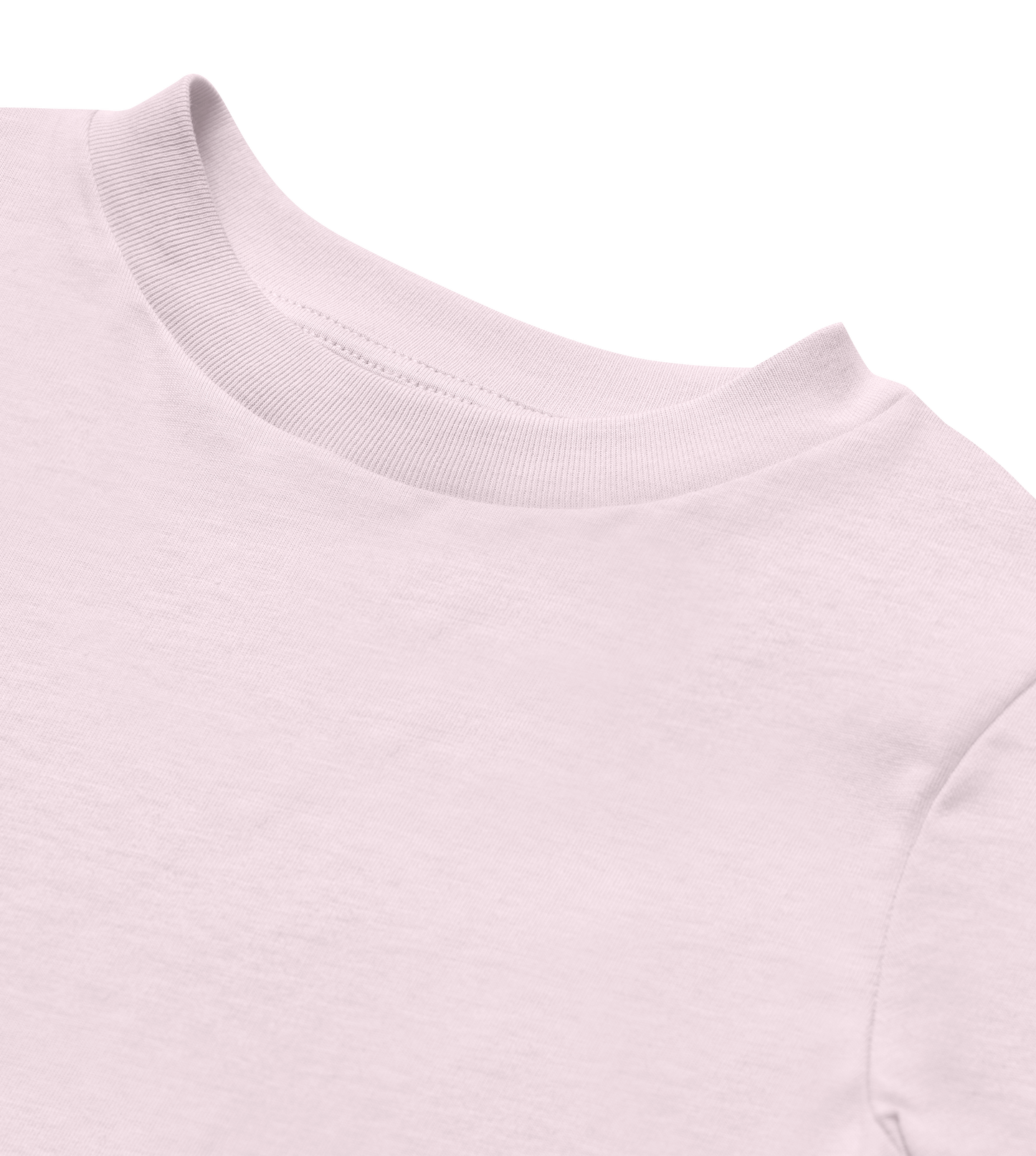 Matchende blød T-shirt til mor og barn - pink og hvid
