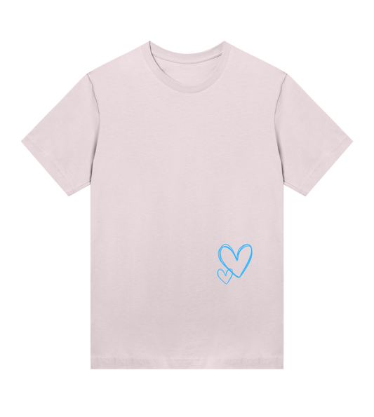 Matchende blød T-shirt til mor og barn - pink