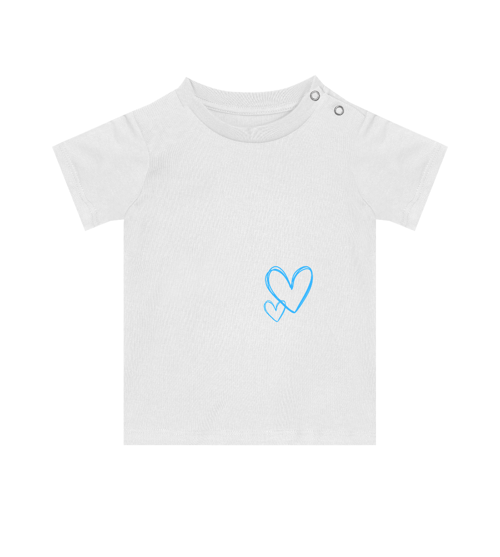 Matchende blød T-shirt til mor og barn - pink og hvid