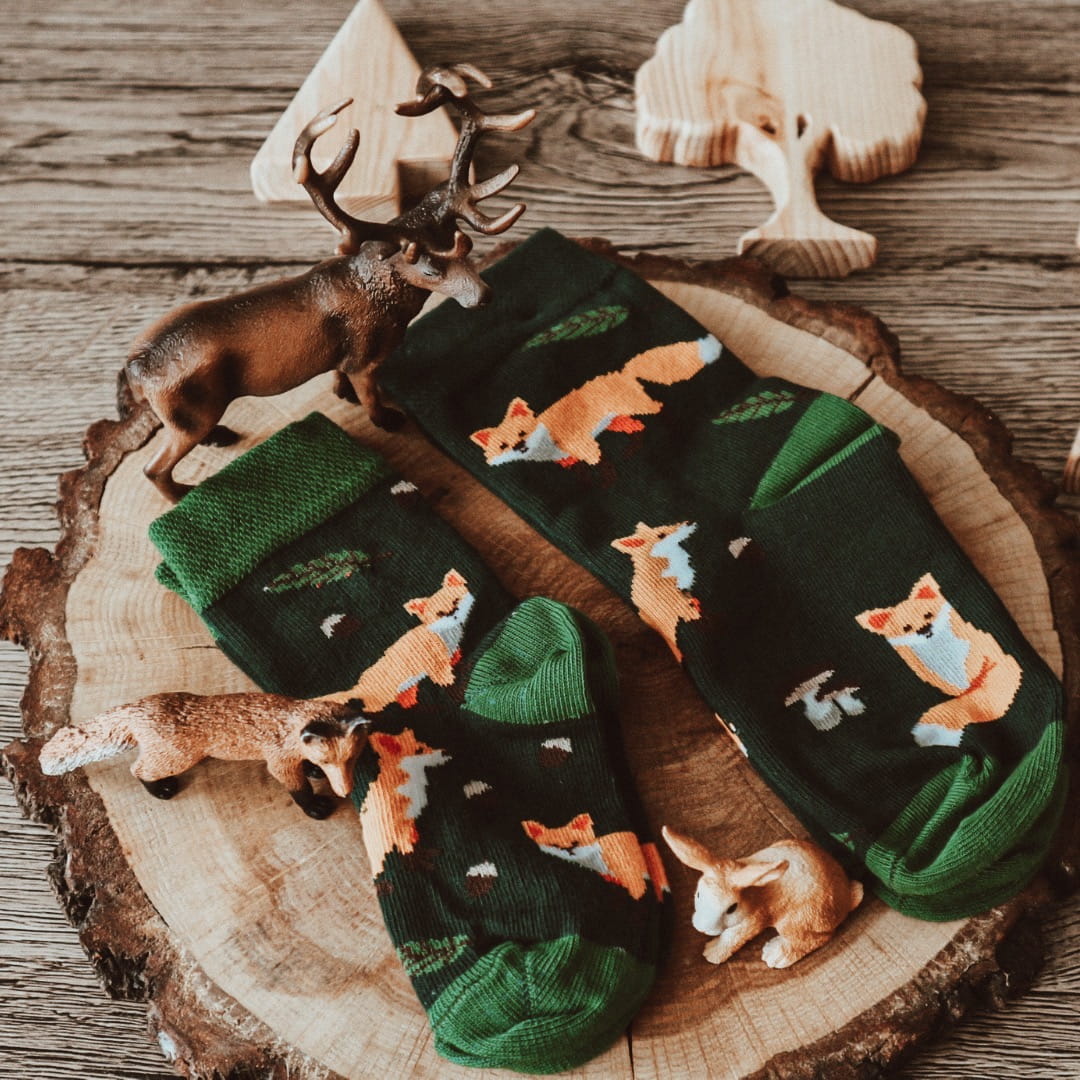 Matchende sokker til mor, barn og baby