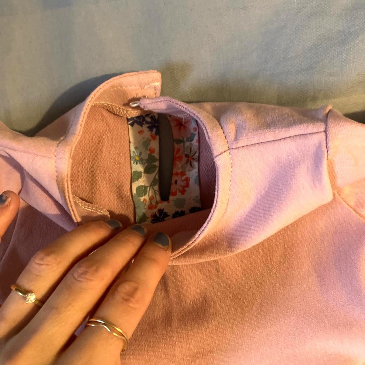 Pink kjole - voksen, barn og baby