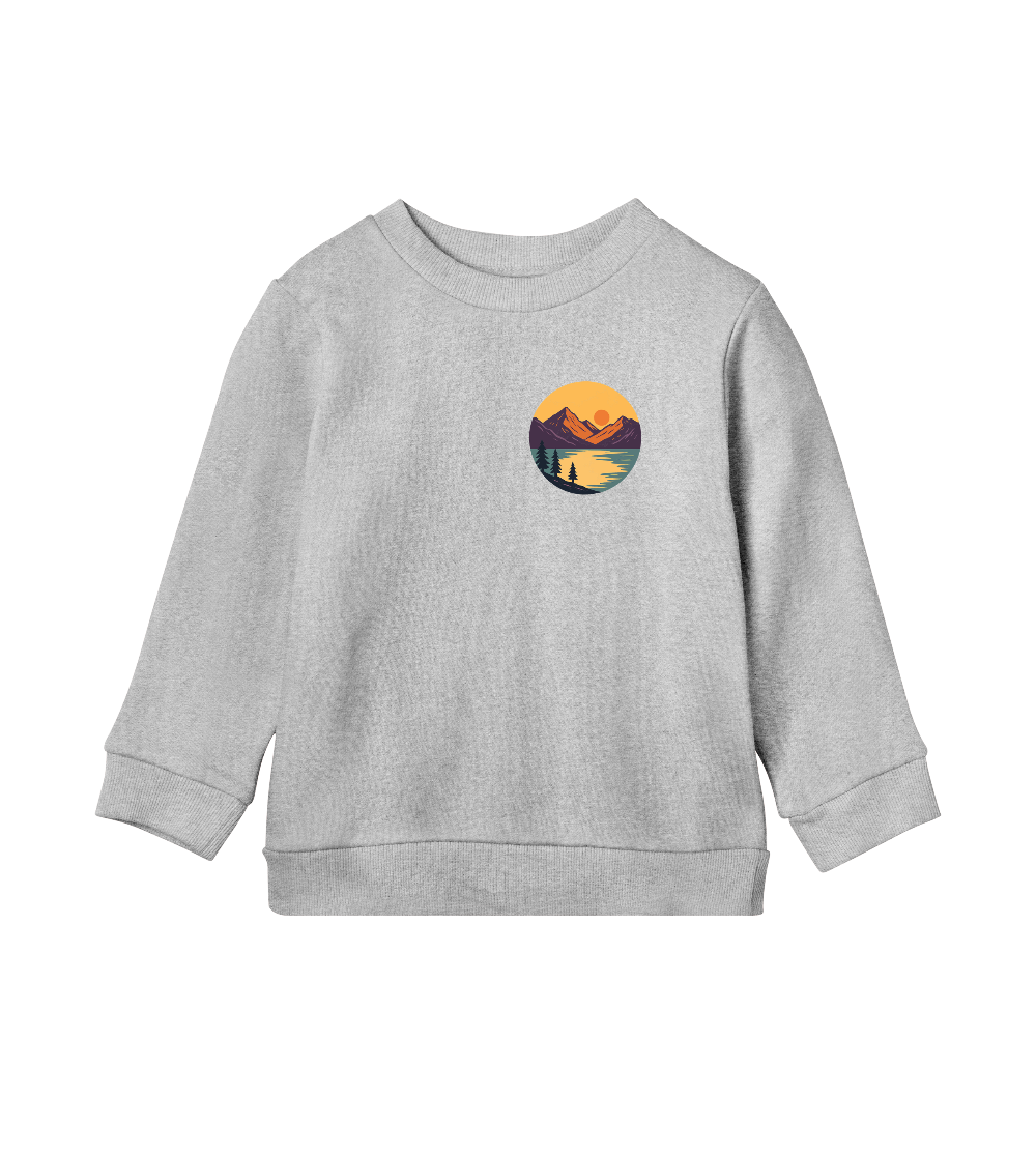 Matchende sweater - skumringsgrå | Voksen og barn