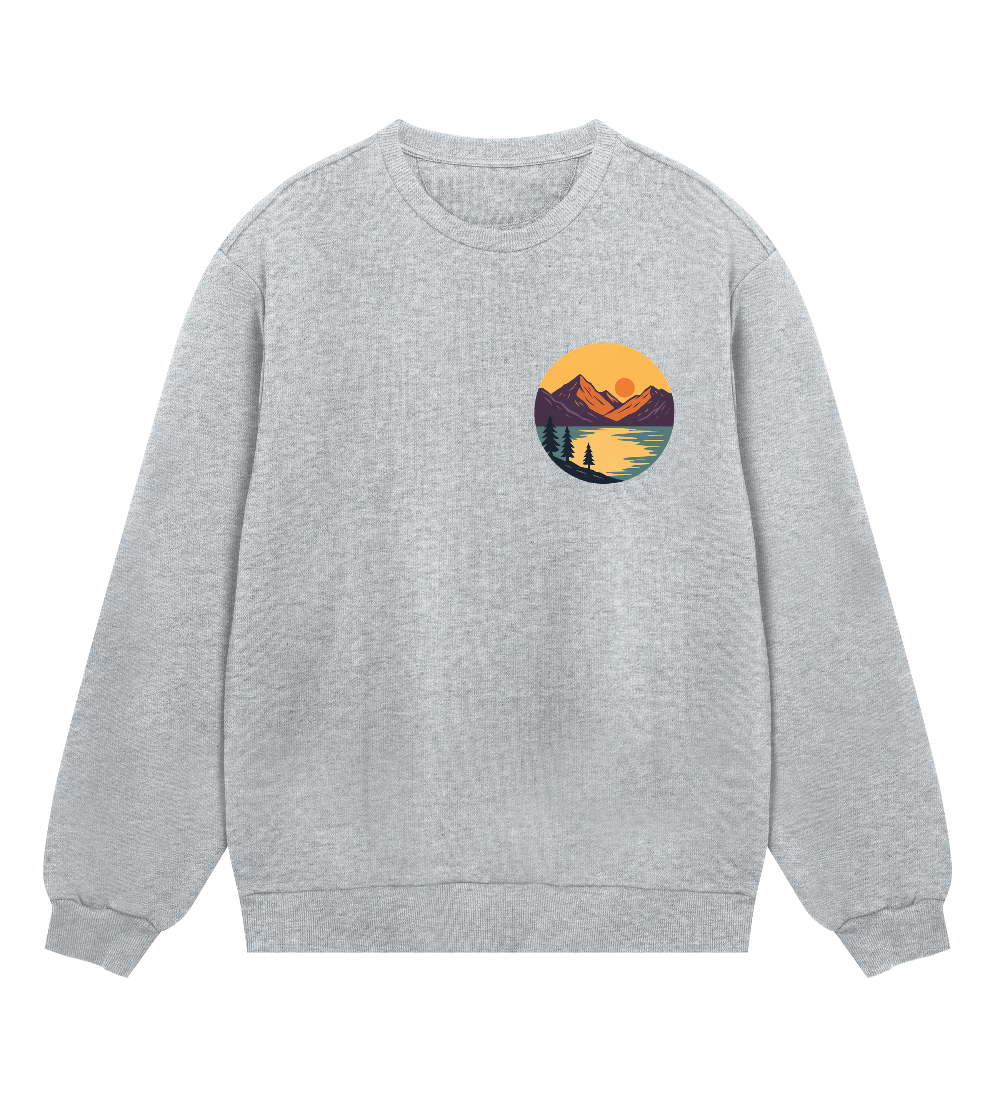 Matchende sweater - skumringsgrå | Voksen og barn